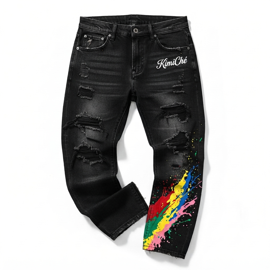 KimiChé Splash Jeans