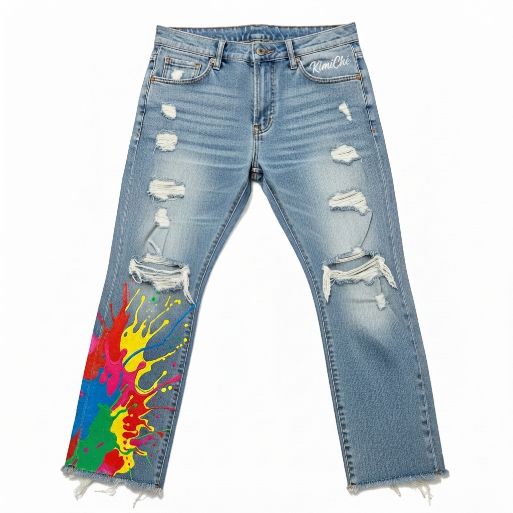 KimiChé Splash Jeans