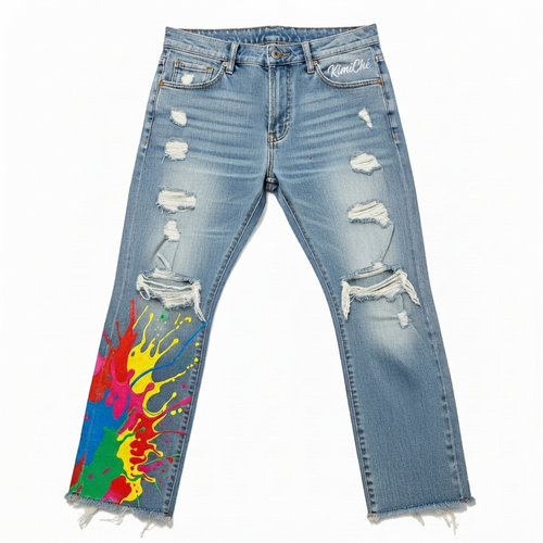 KimiChé Splash Jeans