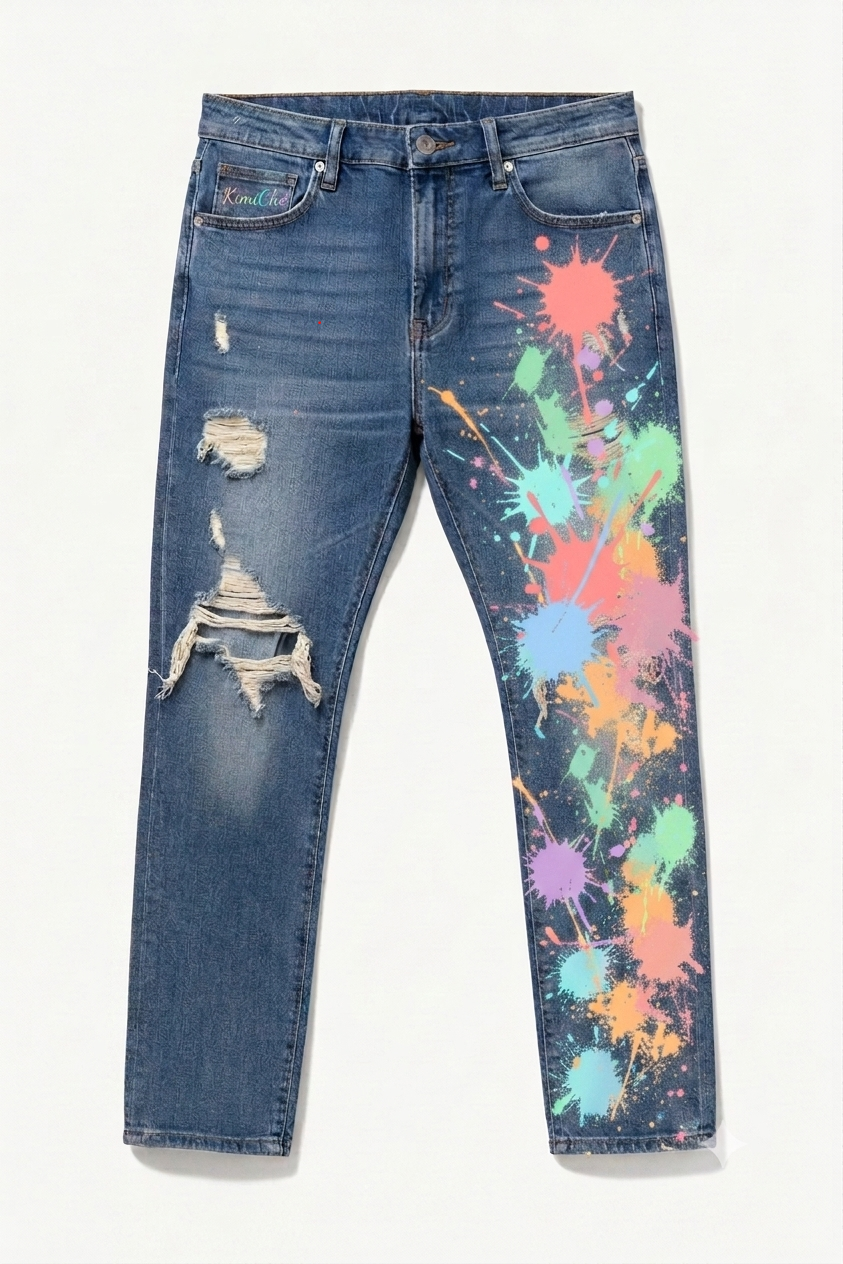 KimiChé Splash Jeans
